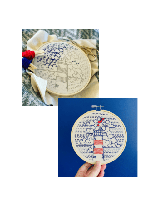 Embroidery Kit from Needle & Purl