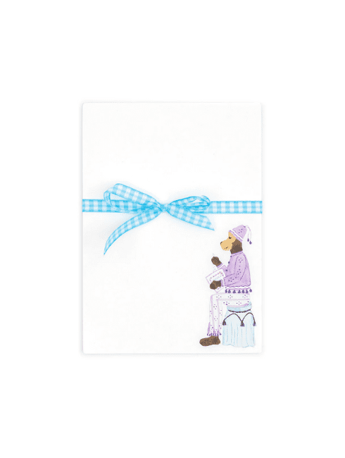 Monkey Needlepoint Notepad from Lycette