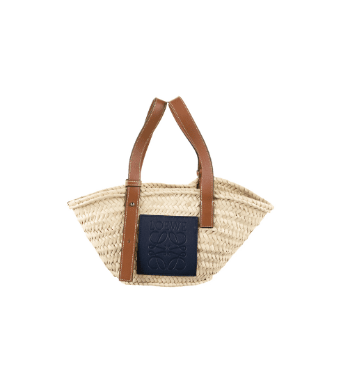 Small Raffia Tote from Loewe via The Real Real
