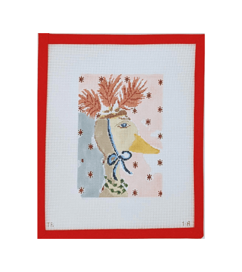 Duck/Menagerie Collection Needlepoint Canvas by Tara Roma