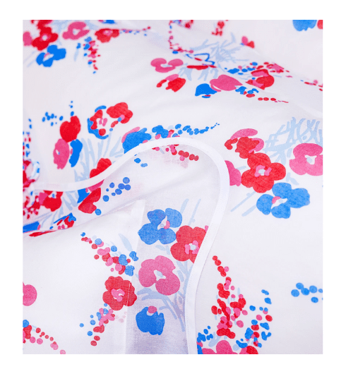 Demoiselles Red, Blue Bed Linens from D.Porthault