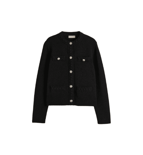 Black Knitted Cardigan from H&M