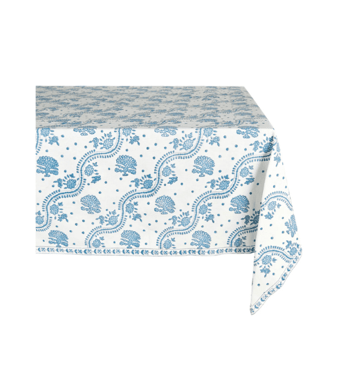 Blue Patterned Tablecloth from Penny Morrison